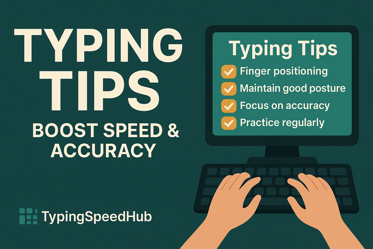Typing Tips To Improve Speed And Accuracy Typing Speed Hub